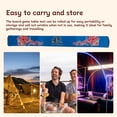 thumbnail image 5 of Jokapy Square Mahjong Mat, Anti Slip Noise Reduction Card Game Table Cover, 31" x 31", Blue, 5 of 10