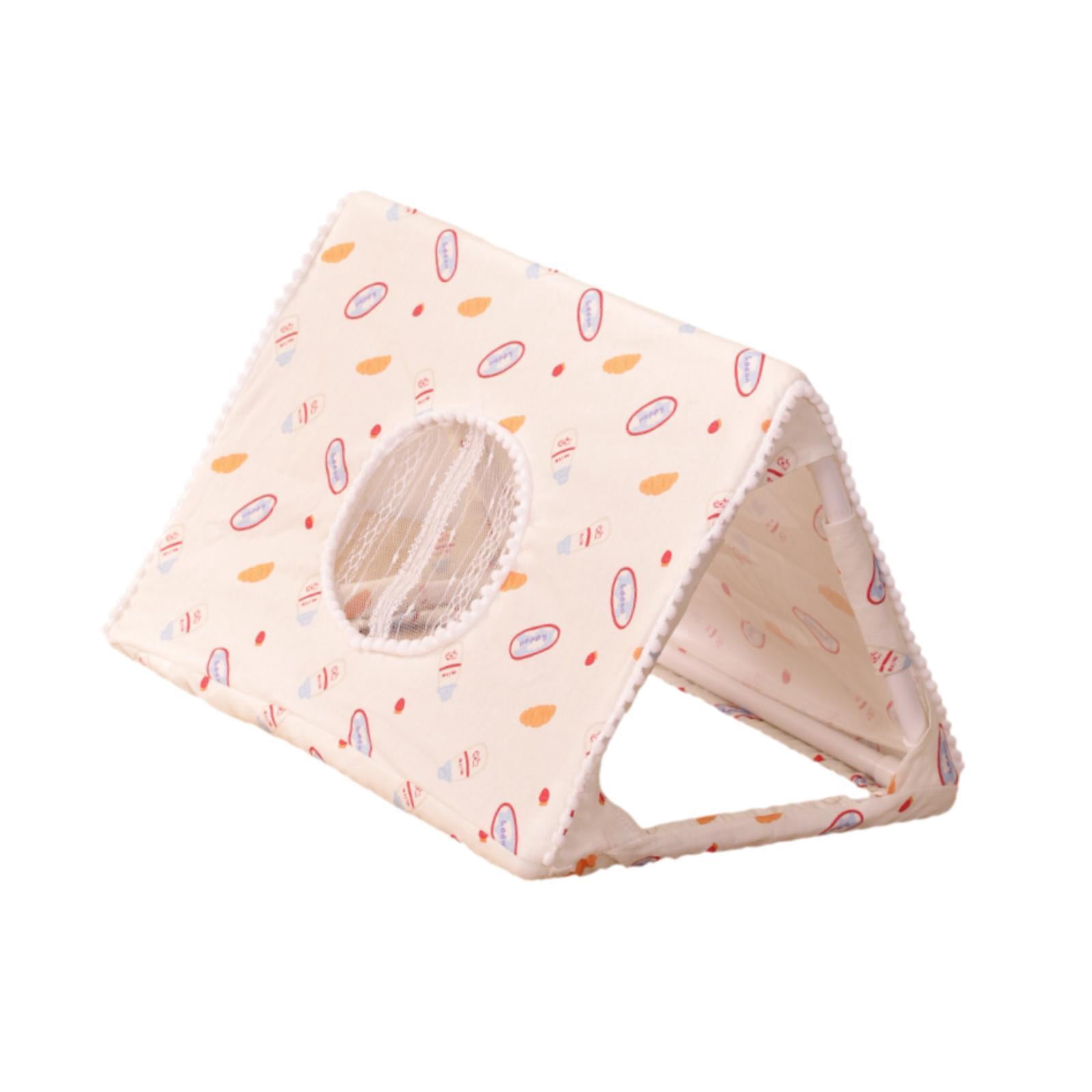 Serenable Guinea Pig Hideout Guinea Pig Tunnel Nest Cage Accessories Small Animal House Rabbits Hideout for Resting Ferrets Chinchillas