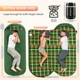 thumbnail image 6 of KingCamp Flannel Adults Sleeping Bag with Armhole, Oversized Camping Sleeping Bag , Wearable  Single Sleeping Bags with Cotton Flannel Lining , 9°F-44°F, Green, 6 of 11