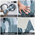 thumbnail image 4 of XMXT Non-Slip Polyester Bathroom Rugs Kitchen Door Mat, Cactus Hand Painted Blue Machine Washable Bath Mats Rug for Kitchen Shower Bathtub Decor, 15.7 x 23.6 inches, 4 of 9