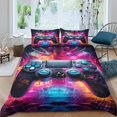 thumbnail image 1 of Juego de ropa de cama de juego impreso Fundas de edredón Funda nórdica con, 1 of 8