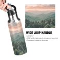 thumbnail image 4 of Yayeee 20oz Double Wall Stainless Steel Water Bottle with Flip Straw, Mountains at Dawn, 4 of 7
