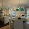thumbnail image 4 of Tiffany Pendant Light fixtures Hanging Lamp Stained Glass Light Decor for Dining Living Room Kitchen Island Study Hallway, 4 of 8