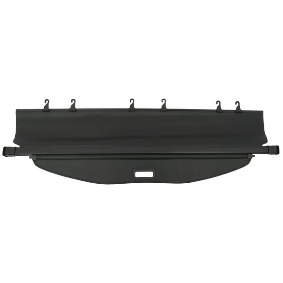 Ikon Motorsports Retractable Rear Trunk Security Cargo Cover Tonneau Luggage Shade for 2024-2026 Toyota Grand Highlander, Carbon Fiber Print