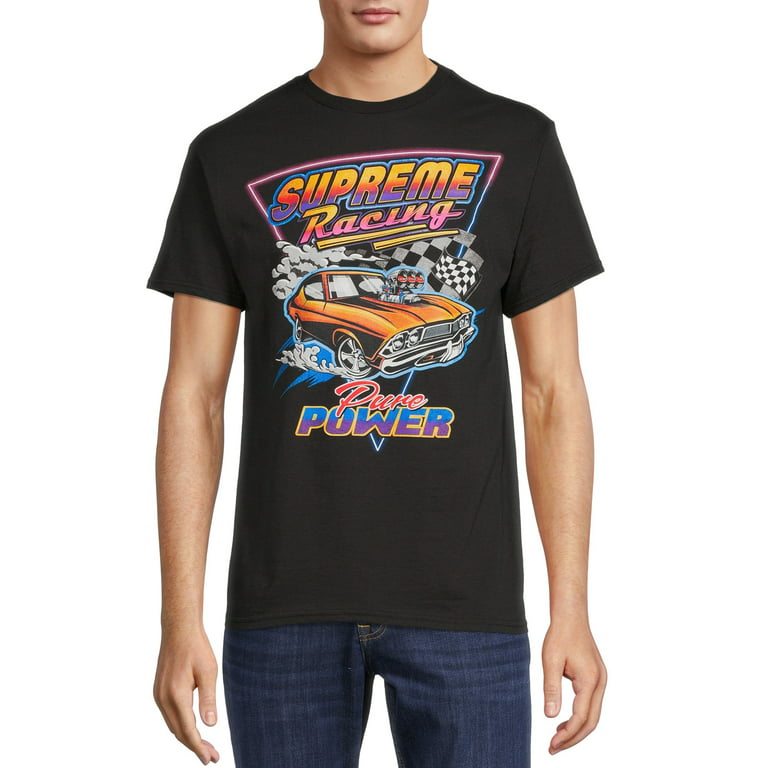 Humor Men's & Big Men's Supreme Racing and Street Racing Graphic T-Shirts,  2-Pack 