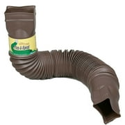 Amerimax Flex-a-Spout Downspout Extension, Brown Gutter Accessories