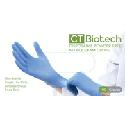 CTBiotech Nitrile Exam Gloves - FDA Approved (Pack of 1000) Large