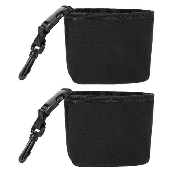 2 Pcs Golfs Club Cleaner and Balled Cleaning Bag Golfs Balled Cleaning Bag with Detachable Clip Golfs Balled Washer