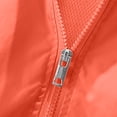 thumbnail image 4 of FSYBOA Girls Casual Jacket, Fashion Stand Collar Long Sleeve Loose Fit Fall Outerwear Orange Size 3-4T, 4 of 6