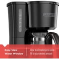 thumbnail image 4 of Black + Decker CM0700BZ Cafetera de 5 tazas, color negro, 4 of 8