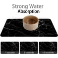 thumbnail image 5 of Dog Food Mats for Floors Super Absorbent, Pet Cat Food Mat - Non Slip Dog Bowl Mats for Food and Water, Eco-Friendly Boho Dog Placemats Feeding Mat, 5 of 6