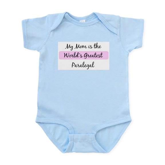 CafePress - Worlds Greatest Paralegal Infant Bodysuit - Baby Light Bodysuit, Size Newborn - 24 Months