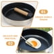 thumbnail image 2 of Sartén antiadherente para acampar con mango de madera, para huevos y portátil, 2 of 6