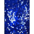 thumbnail image 7 of YiZYiF Flower Girls One Shoulder Jumpsuit Sleeveless Princess Pageant Prom Party Sequins Romper Royal Blue 6, 7 of 7