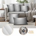 thumbnail image 6 of Grey Ombre Waterproof Outdoor Pillow Covers 18''x18'' Set of 2, Patio Furniture Cushion Covers for Chairs, Gray White Gradient Modern Abstract Art Decorative Pillow Cases for Garden/Pool/Beach, 6 of 9