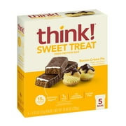 Think! Sweet Treat Protein Bar, Boston Creme Pie, 5 Count