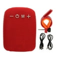 thumbnail image 1 of Altavoz Bluetooth Nikou para ciclismo resistente al agua con soporte para bicicleta color rojo, 1 of 15