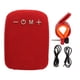 thumbnail image 1 of Altavoz Bluetooth Nikou para ciclismo resistente al agua con soporte para bicicleta color rojo, 1 of 15