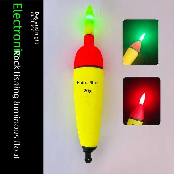 Flotador de largo alcance, flotador electrónico de pesca Sanda, flotador luminoso para pesca en el mar, flotador resbaladizo, flotador de espuma, flotador electrónico de doble propósito para día y