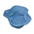 thumbnail image 2 of Glory Max Summer Beach Bucket Hat 100% Cotton Sun Visor Fishing Packable Cap Baby Blue, 2 of 5