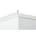 thumbnail image 5 of "78.75-Inch Tall Display Bookcase with 5-Color Adjustable LED Ceiling Light, Retro Style, Tempered Glass Shelves, Perfect for Home/Office/Studio - White", 5 of 5