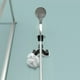 thumbnail image 5 of Soporte de ducha sin perforación, cabezal de ducha ajustable con roseta, boquilla de baño, base de ducha con forma de flor y sol, 5 of 6