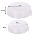 thumbnail image 4 of Microwave Plate Universal Cover Transparent Lid Bowl Cover Lid Splatter Heating Covers Stackable Kitchen Refrigerator Supplies, 4 of 8