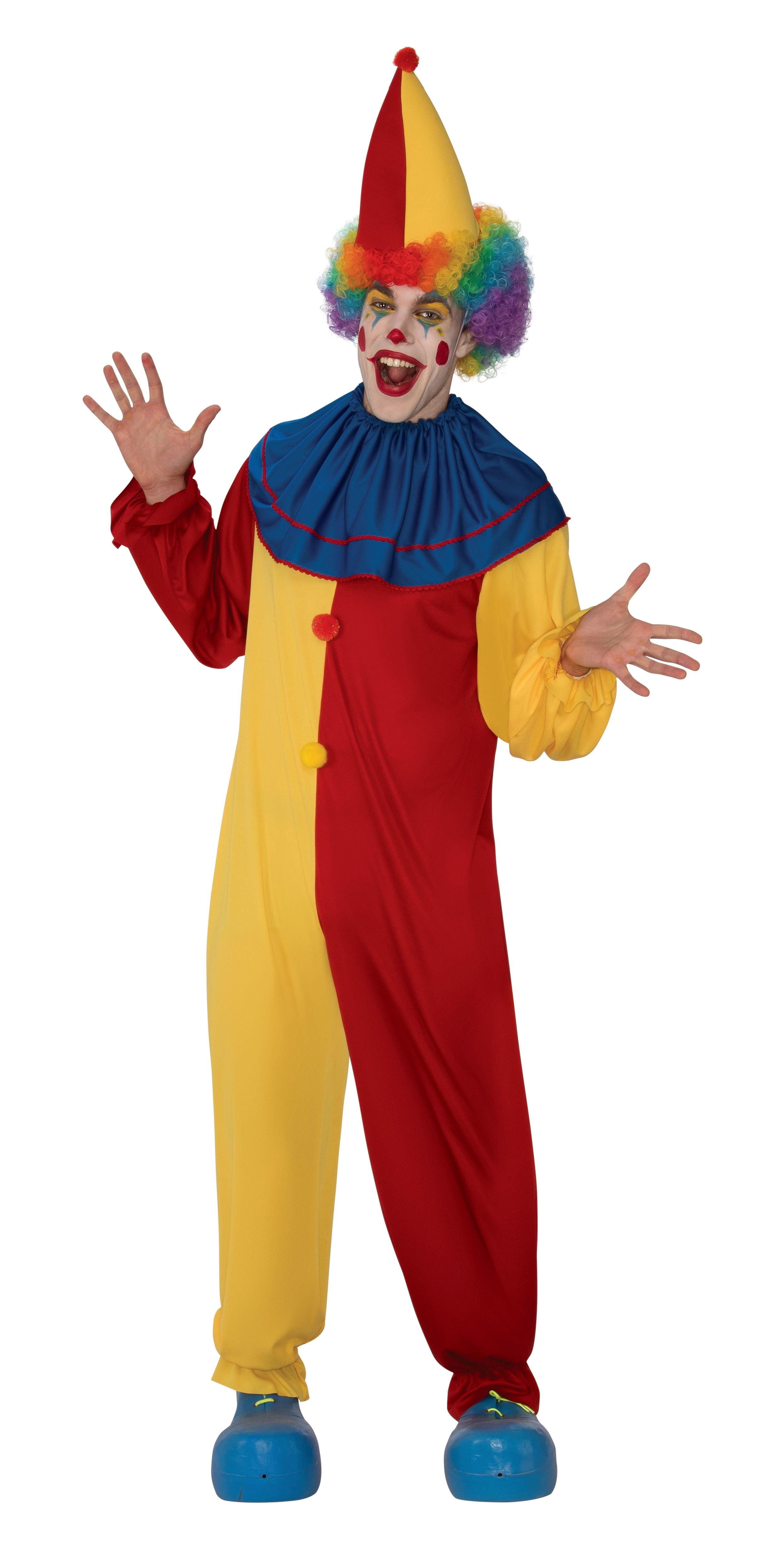 Rubies Mens Clown Costume Halloween XL 40-42 - Walmart.com - Walmart.com