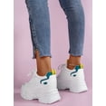 thumbnail image 4 of Women's Wedge Heel Platform Height-increasing Sports Shoes, 4 of 4