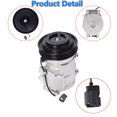 thumbnail image 2 of PET-U AC Compressor with Clutch Replacement for Honda Odyssey Pilot Ridgeline 3.5L 2005 2006 2007 2008 Replacement for Acura MDX 3.5L 2003 2004 2005 2006, 2 of 5