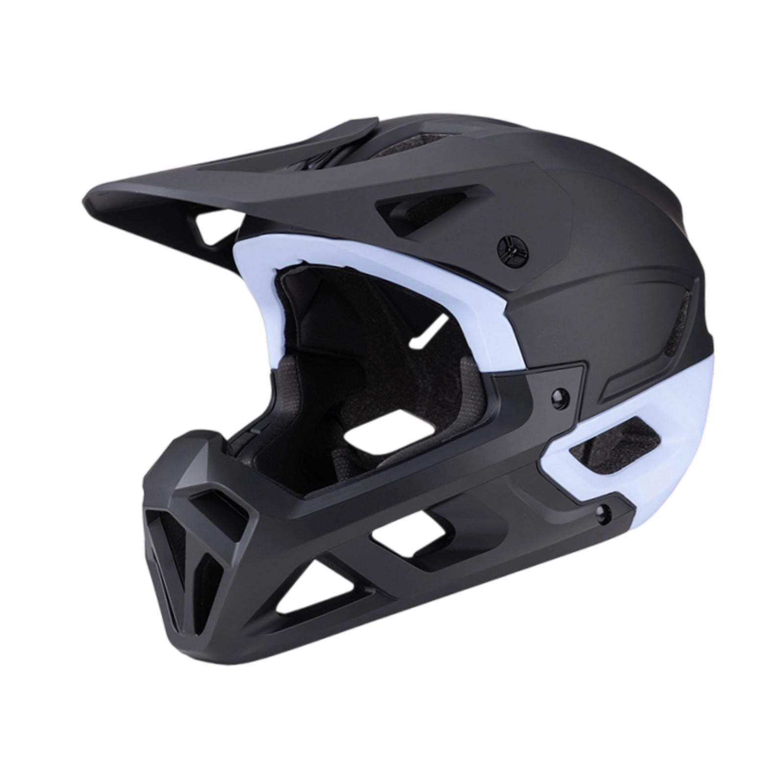 Dualoai Mountain Bike Helmet Mountain & Road , Lightweight, Ventilation, Breathable with Removable Chin Pad, Cycling Helmet Black Blue