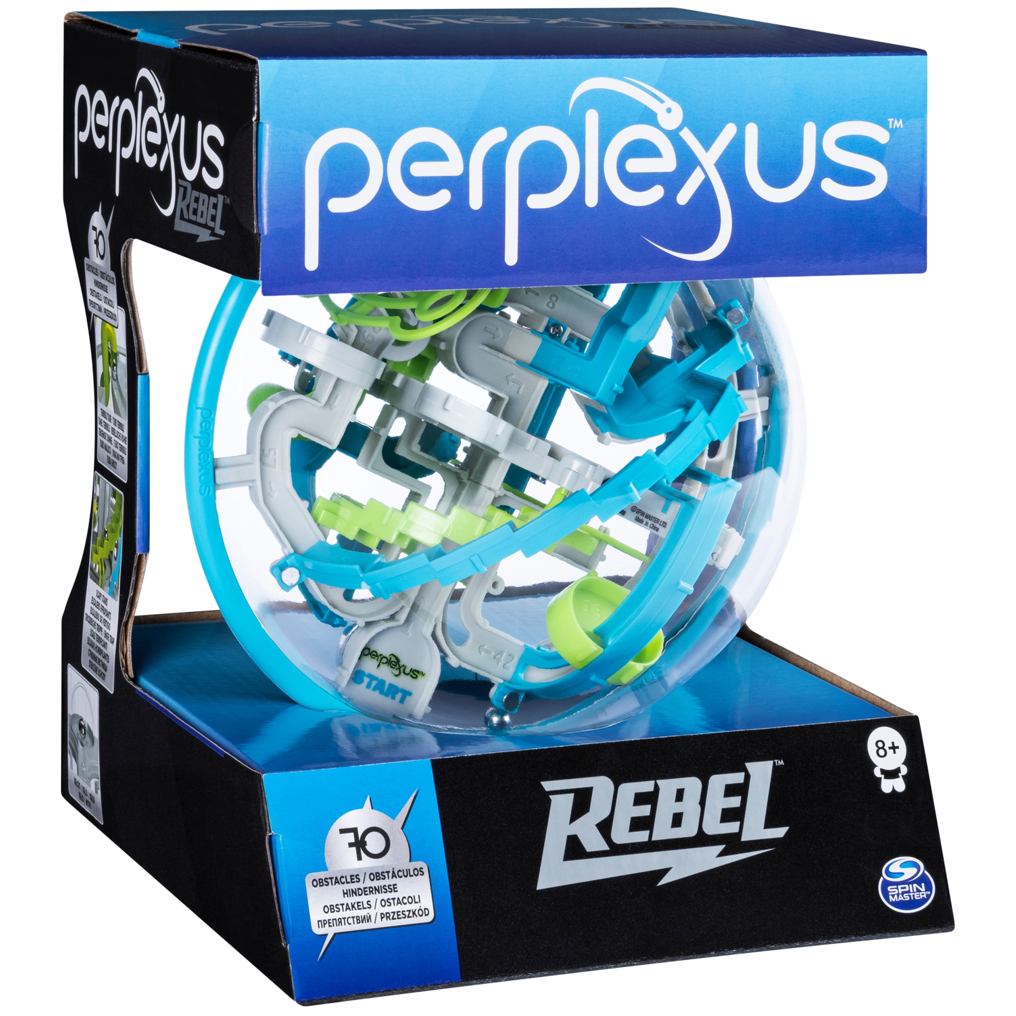  Perplexus GO! Spiral, Compact Challenging Puzzle Maze Skill  Game, for Adults and Kids Ages 8 and up (Styles Vary) : Toys & Games