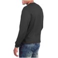 thumbnail image 2 of ToBeInStyle Men's Thermal Long Sleeve Tops w/ Warm Fleece Inner Lining - Black - Medium, 2 of 2