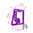 thumbnail image 4 of Bicicleta Portador Delantero Bloque De Soporte Adaptador Para Bicicleta Plegable Púrpura Sunnimix Soporte delantero de la bicicleta, 4 of 7