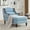 Light Blue, variant on Chaise Lounge Chair Indoor with Wood Armrest, 53.5" Oversized Couch Reading Chairs with Wood Legs and 2 Side Pockets, Chenille Upholstered Lazy Sleeper Armchair for Living Room, Bedroom, Light Blue