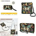 thumbnail image 5 of ZUXONGSY Butterfly Moon Floral Print Leather Crossbody Purse & Wallet Set for Women, Multi-Pocket Satchel with Adjustable Strap for Casual & Formal Outings, 5 of 5