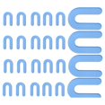 thumbnail image 2 of 100 Pack Plastic Shims Structural Horseshoe U Shaped Tile Plastic Shims For Leveling, Black 1/4 Inchyellow 3/16 Inchred 1/8 Inchblue 1/16 Inch, 2 of 5