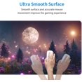 thumbnail image 4 of Forest Moon Large Mouse Pad Extended Desk Pads Rubber Non-Slip Computer Game Mouse Mat with Stitched Edges Waterproof 31.5x11.8inches, 4 of 5