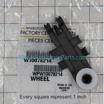 Genuine Whirlpool WPW10078214 Dishrack Roller
