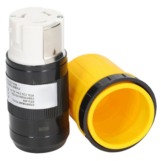 Power Cord Cover Lock,RV Power Cord Connector RV Power Cord Plug Cover Power Cord Twist Lock Best in its Class
