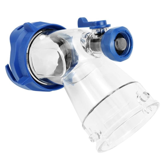 lacooooppia RV Sewer Tank Rinser Clear Supplies Lightweight 45 Degree Sewer Hose Adapter
