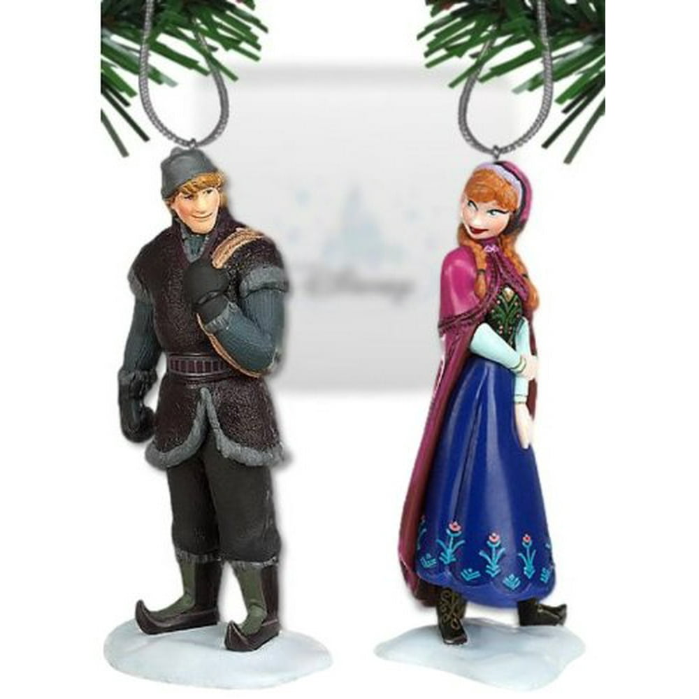 Disney's Frozen 'Anna & Kristoff' Holiday Ornament Set (2) PVC