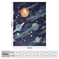 thumbnail image 4 of ARISTURING  Space Blanket for Kids,Milky Way Solar System Space Adventure Planet Rocket Galaxy Starry Sky Constellation Flannel Blanket,Ultra Soft Fluffy Bed Blanket Throw for Sofa Couch, 4 of 6