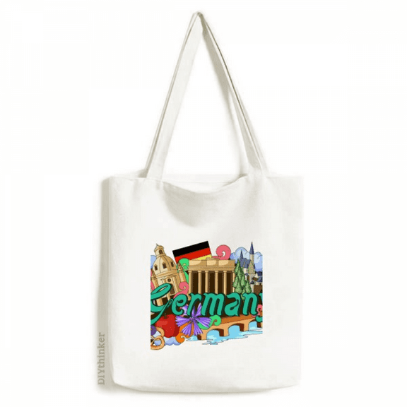 new swan st castle beer germany graffiti tote canvas bag shopping satchel casual handbag