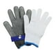thumbnail image 3 of Guante resistente a cortes, 5 de protección, acero inoxidable, cómodo, para carpintería, para uso alimentario, para pesca y carnicería. SG, 3 of 8