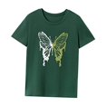 thumbnail image 3 of Camiseta para mujer con cuello redondo, camiseta básica para desplazarse, acampar, ir de compras M, 3 of 7