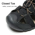 thumbnail image 6 of AMIDEWA Men's Sports Hiking Sandals Closed Toe Outdoor Water Shoes for Man Athletic Fisherman Beach Hiking Walking Shoes Black Size 12, 6 of 8