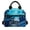 Blue Motorcycle Pattern, variant on POLERO Salamander Pattern Lunch Tote for Boys, Aluminum Film Material Washable Smooth Hand Feeling Office Lunch Tote for Camping Picnic