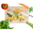 thumbnail image 2 of Carolines Treasures CK2651LCB Fall Harvest Yellow Labrador Retriever Glass Cutting Board - Large, 2 of 2