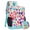 Colorful Leopard, variant on Brown Cow Print Cooler Backpack, 24 Can Insulated Leakproof Soft Sided Cooler Bag with Side Pockets for Beach, Camping, Picnic, Work and Travel